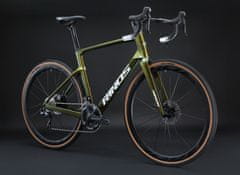 Sandman5.0 Kros kolo karbon Shimano ULTEGRA R8000 gravel gramozno kolo, zlata/rjava, 53 "