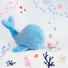 Doudou Plišasti modri kit 60 cm