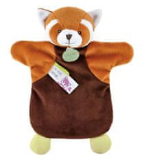 Doudou Plišasta lutka panda rdeča 25 cm