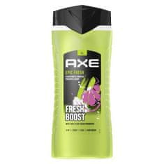Axe Epic Fresh 3in1 gel za prhanje s tropskim vonjem 400 ml za moške