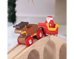 Bigjigs Rail Božičkove sani + proga