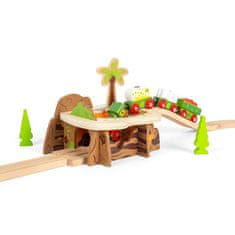 Bigjigs Rail Bigjigs Železniški predor Lava Pit