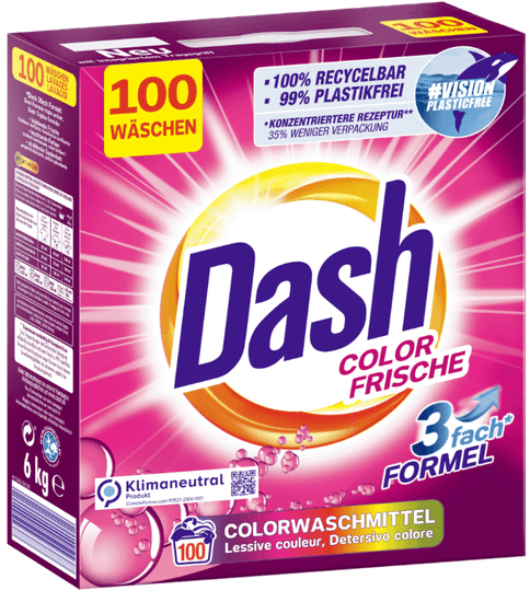 Dash COLOR FRISCHE pralni prašek 100 pranj | 6 kg DE