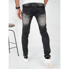 Dstreet Moške hlače iz džinsa RIGASA temno sive barve ux4152 s29