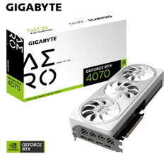 Gigabyte Grafična kartica GeForce RTX 4070 AERO OC 12G, 12GB GDDR6X, PCI-E 4.0