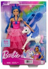 Mattel Barbie 65. obletnica safirnega krilatega enoroga lutka (HRR16)