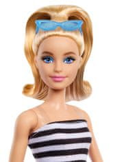 Mattel Barbie model, rožnato krilo in črtasta majica (FBR37)