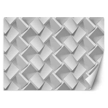 shumee Stenska poslikava, siva 3D iluzija - 150x105