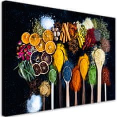 shumee Slika na platnu Zelišča, začimbe za kuhinjo - 60x40
