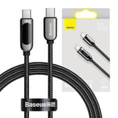 BASEUS Kabel USB-C do USB-C Display, Power Delivery, 100 W, 1 m (črn)