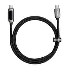 BASEUS Kabel USB-C do USB-C Display, Power Delivery, 100 W, 1 m (črn)