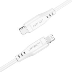 AceFast Kabel USB MFI C3-01, USB-C do Lightning, 30 W, 1,2 m (bel)