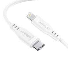 AceFast Kabel USB MFI C3-01, USB-C do Lightning, 30 W, 1,2 m (bel)