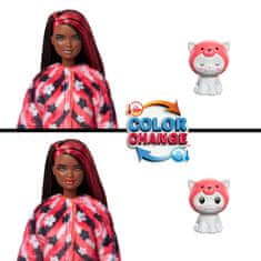 Mattel Barbie Cutie Razkritje Barbie v kostumu, kostum rdeče pande (HRK22)