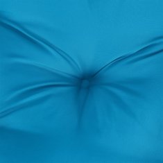 Vidaxl Blazina za kavč iz palet modra 120x80x12 cm