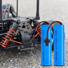 YUNIQUE GREEN-CLEAN 2 kosa Litij-ionske baterije 3.7V 3000mAh Vtič SM-2P združljiv z DE45 DE42 1:14 Off-Road & Drift Racing
