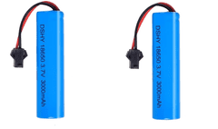 YUNIQUE GREEN-CLEAN 2 kosa Litij-ionske baterije 3.7V 3000mAh Vtič SM-2P združljiv z DE45 DE42 1:14 Off-Road & Drift Racing