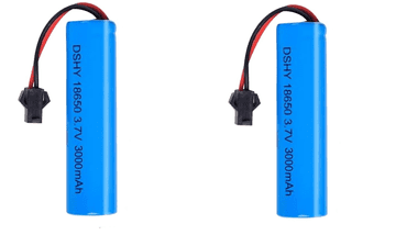 YUNIQUE GREEN-CLEAN 2 kosa Litij-ionske baterije 3.7V 3000mAh Vtič SM-2P združljiv z DE45 DE42 1:14 Off-Road & Drift Racing