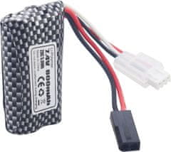 YUNIQUE GREEN-CLEAN Litijeva baterija 7.4V 800mAh 5500-2P - združljiva z daljinskim upravljanjem avtomobilov 9130, 9135, 9136, 9137, 9138, 9145 - idealno za terenska vozila RC
