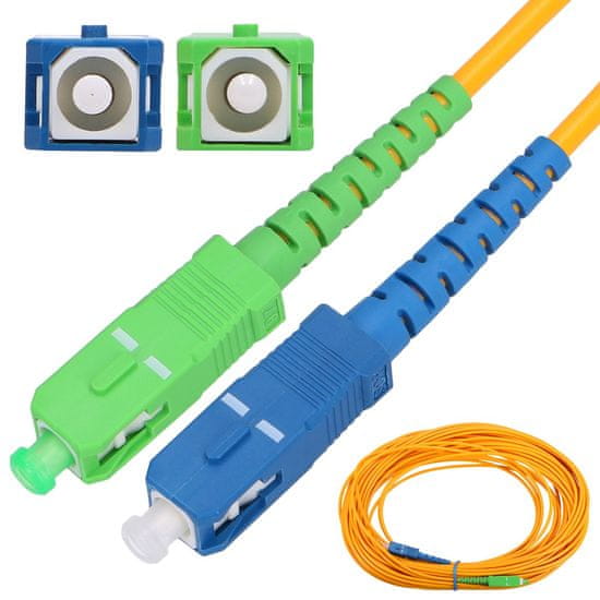 shumee Extralink SC/UPC-SC/APC | Patch kabel | Enojni, Simpleksni, 3 mm, 5 m