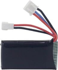 YUNIQUE GREEN-CLEAN Komplet 2 LiPo baterij 7.4V 600mAh 35C 2S z vtičem Molex - združljiv z avtomobilskimi tovornjaki FMS FCX24 RC in električnimi plezalnimi vozili