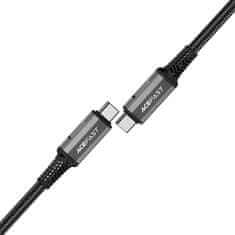 AceFast Kabel USB-C na USB-C Acefast C1-09, 48 W, 1 m (črno-siv)