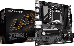 Gigabyte B650M K, DDR5, SATA3, USB3.2Gen2, DP, 2.5GbE, AM5 mATX