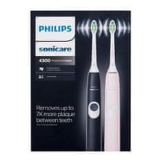 Philips Sonicare 4300 Protective Clean HX6800/35 Set sonična zobna ščetka Sonicare 4300 Protective Clean Black 1 kos + sonična zobna ščetka Sonicare 4300 Protective Clean Pink 1 kos