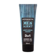 Dermacol Men Agent Gentleman Touch 3in1 gel za prhanje 250 ml za moške