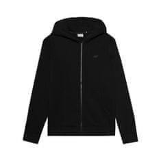 4F Športni pulover lifestyle črna 168 - 171 cm/M WSS24TSWSF095620S