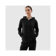 4F Športni pulover lifestyle črna 168 - 171 cm/M WSS24TSWSF095620S