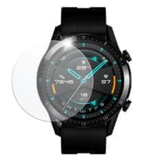 FIXED Kaljeno steklo Fiksno kaljeno steklo za Huawei Watch GT 2 (46 mm), 2 kosa - prozorno