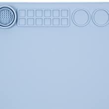 JOJOY® Podloga za slikanje in ustvarjanje, Silikonska podloga, Zaščitna podloga (Modra, 38 x 43 cm) | ARTMAT