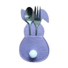 HOME & MARKER® Velikonočni zajček iz flisa za pribor (4 kosi) | BUNNYCUTLERY