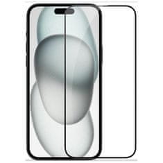 Nillkin Kaljeno steklo 2,5D CP+ PRO Black za Apple iPhone 15