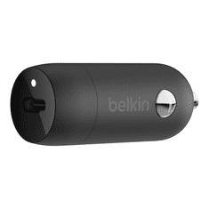 Belkin 30W USB PD avtomobilski polnilnik s PPS, črn