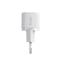 Trust 20W MAXO polnilec USB-C bele barve