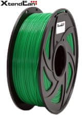XtendLan PLA filament 1,75mm prozorno zelen 1kg