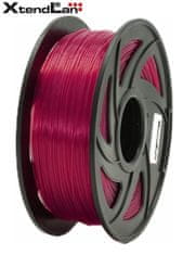 XtendLan PETG filament 1,75 mm prozorno rdeč 1kg