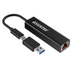 Asustor Asustorjev adapter AS-U2.5G2 / USB3.2 Gen 1 type-C na 2,5GBASE-T / redukcija USB-C na USB-A vključen