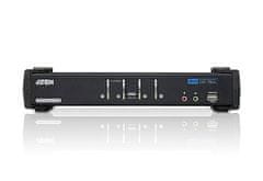 Aten 4-portno stikalo KVM DVI Dual Link z zvokom CS1784A