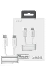 2-Power 2-Kabel USB-C z Lightning, 1M