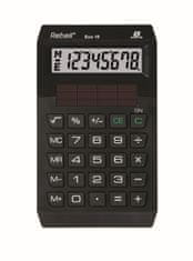 Rebell Žepni kalkulator ECO 10 BX - 8 številk, črn