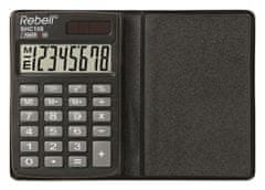 Rebell Žepni kalkulator RE-SHC108 BX - 8 številk, črn