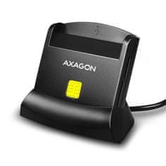 AXAGON Bralnik kartic CRE-SM2, USB-A StandReader 4-slotni bralnik pametnih kartic (eCard) + SD/microSD/SIM, kabel 1,3 m