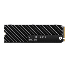 WD black SN750 SSD 2 TB s hlajenjem