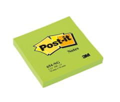 Post-It Listki 76 x 76 mm - neonsko zeleni, 6 kosov