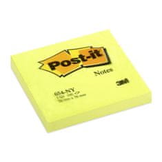 Post-It Listki 76 x 76 mm - neonsko rumeni, 6 kosov