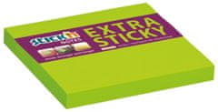 HOPAX Stick'n by Extra Sticky Stickn by - 76 x 76 mm, neonsko zelena