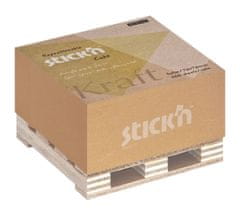 HOPAX Stick'n by Stick'n Kraft lepljiva beležka iz naravnega papirja - 76 x 76 mm, 400 listov